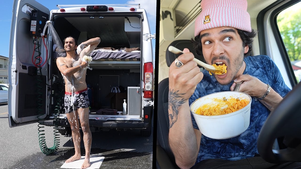Living in My Van for 24 Hours!
