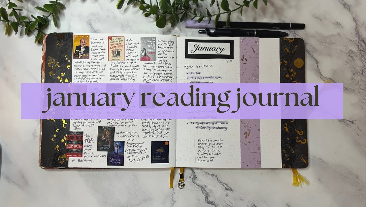 January Reading Journal | Archer & Olive 8x8 Notebook