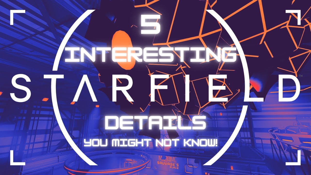 5 интересных подробностей о Starfield, которые вы могли не знать!