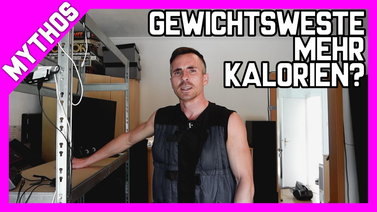 Experiment: Mehr Kalorienverbrauch durch Gewichtsweste?