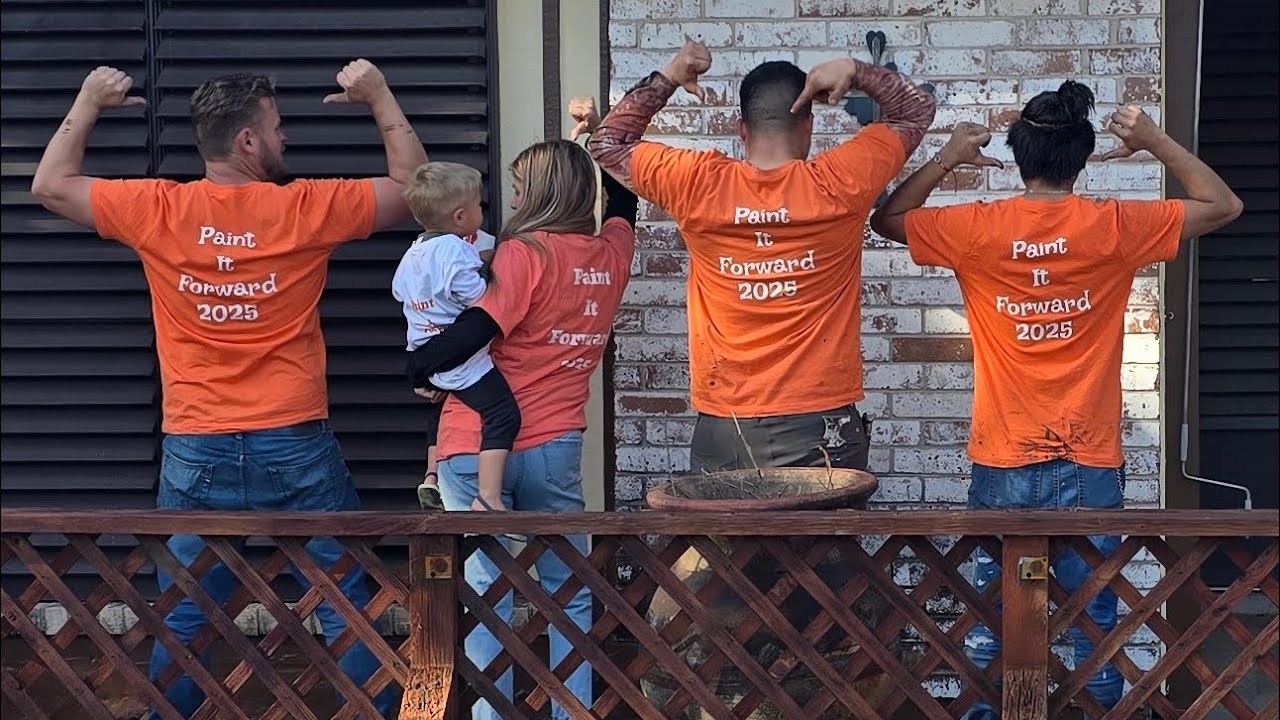 We Painted A House For Free!!
