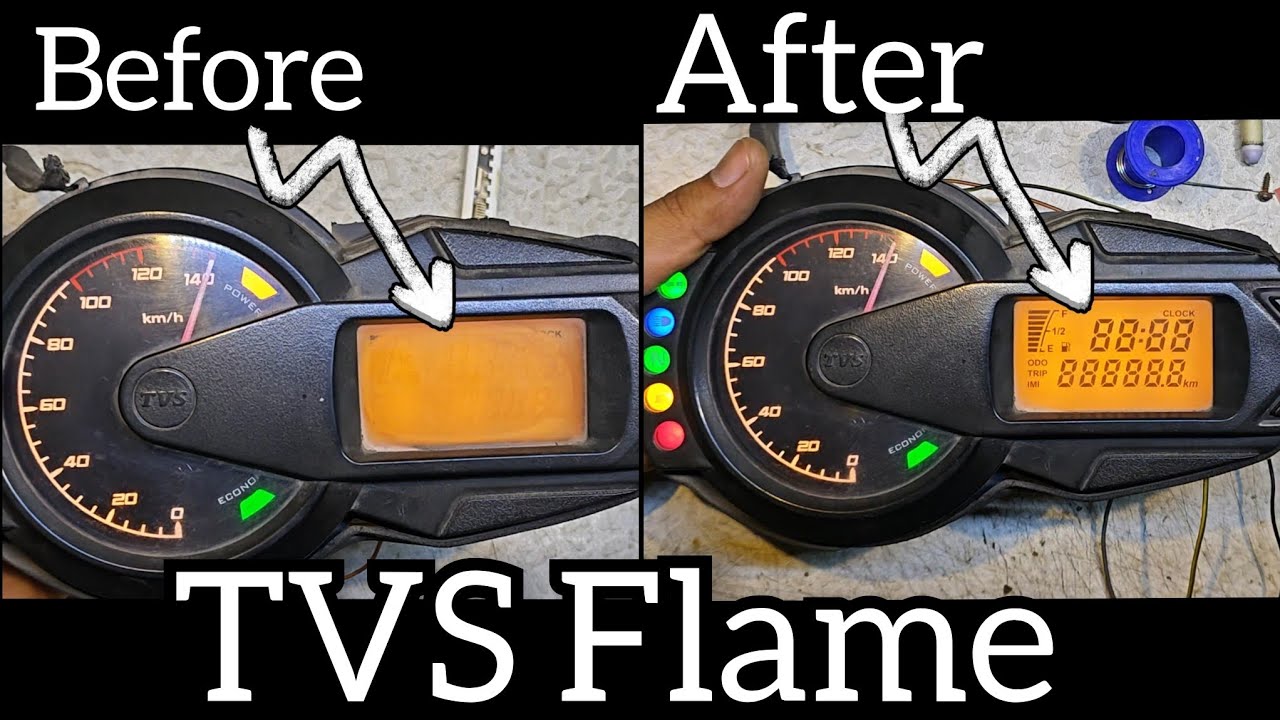 TVS Flame Meter Display Repair