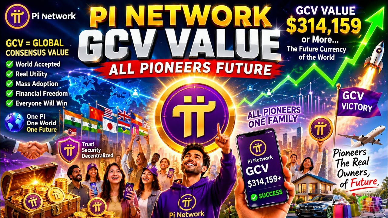 Pi network future GCV Global consensus value $314159. Crypto & GCV Pulse 