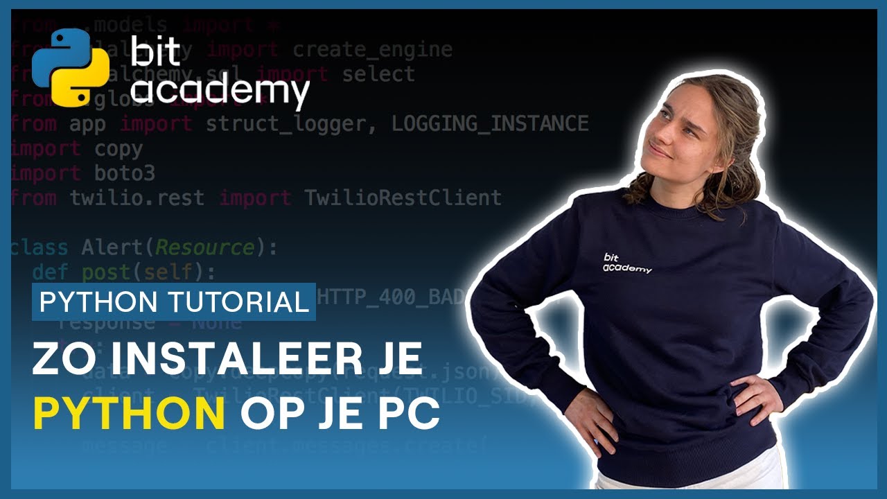 Python Tutorial - Hoe installeer ik Python op Windows 11