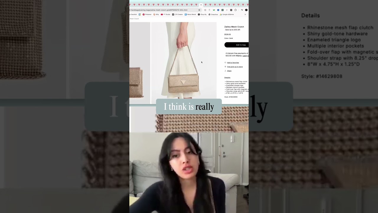 Prada-Inspired Rhinestone Bag: Chic Evening Look!