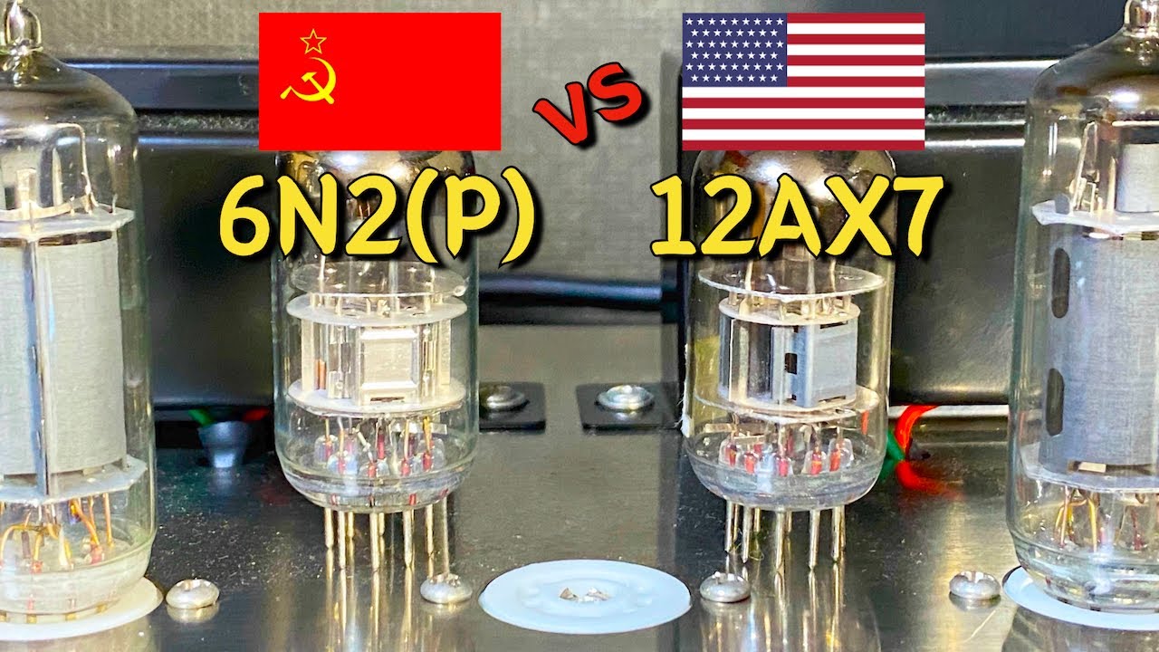 Сравнение советских и американских электронных ламп / 6N2P и 12AX7