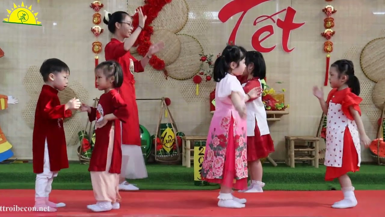 Tết Này Con Sẽ Về - Rainbow 1 - Trường Mầm Non Mặt Trời Bé Con | Văn Nghệ Mừng Xuân Quý Mão 2023