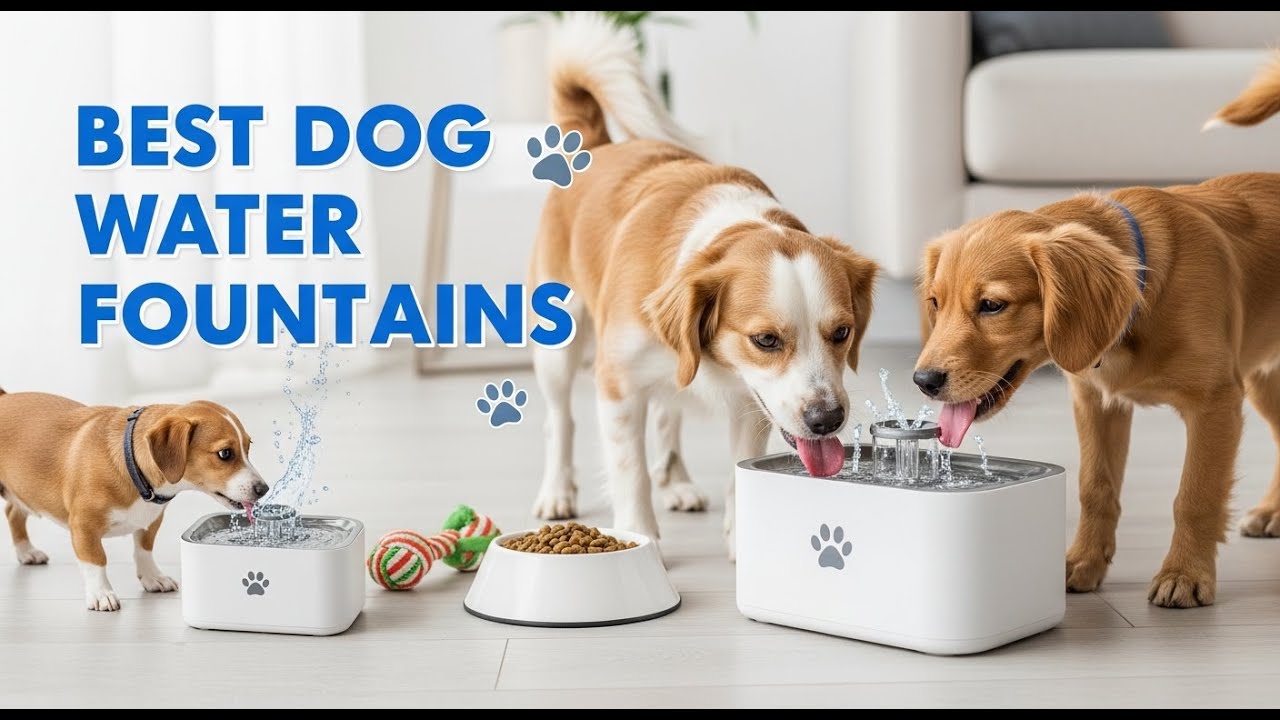 TOP 5 Best Dog Water Fountains 2026 | These Dog Fountains Are So Quiet!