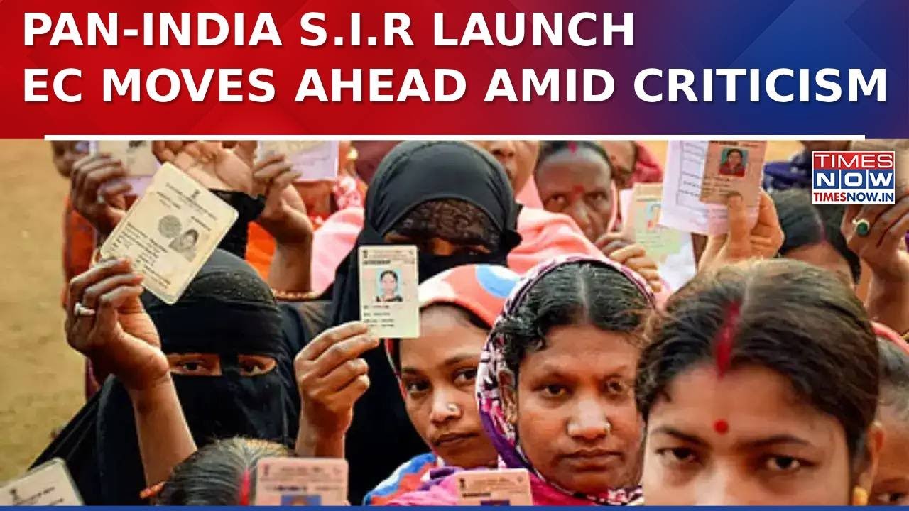 Election Commission To Launch Pan-India S.I.R, Initial Phase To Cover 10-15 States | Watch