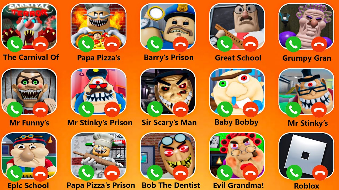 ROBLOX.PAPA PIZZA HIDES IN THE ICE SCHOOL.FROST PRISON.WINTER CIRCUS PANIC.BABY BOBBY DAYCARE HORROR