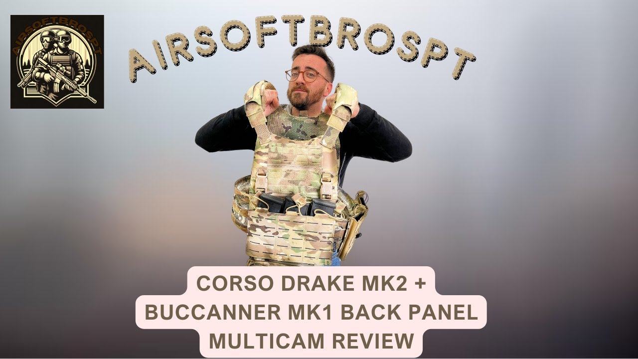 (eng/esp subtitles) Corso Drake MK2 +Corso Buccanner Mk1 Back Panel AirsoftBrosPT Review!