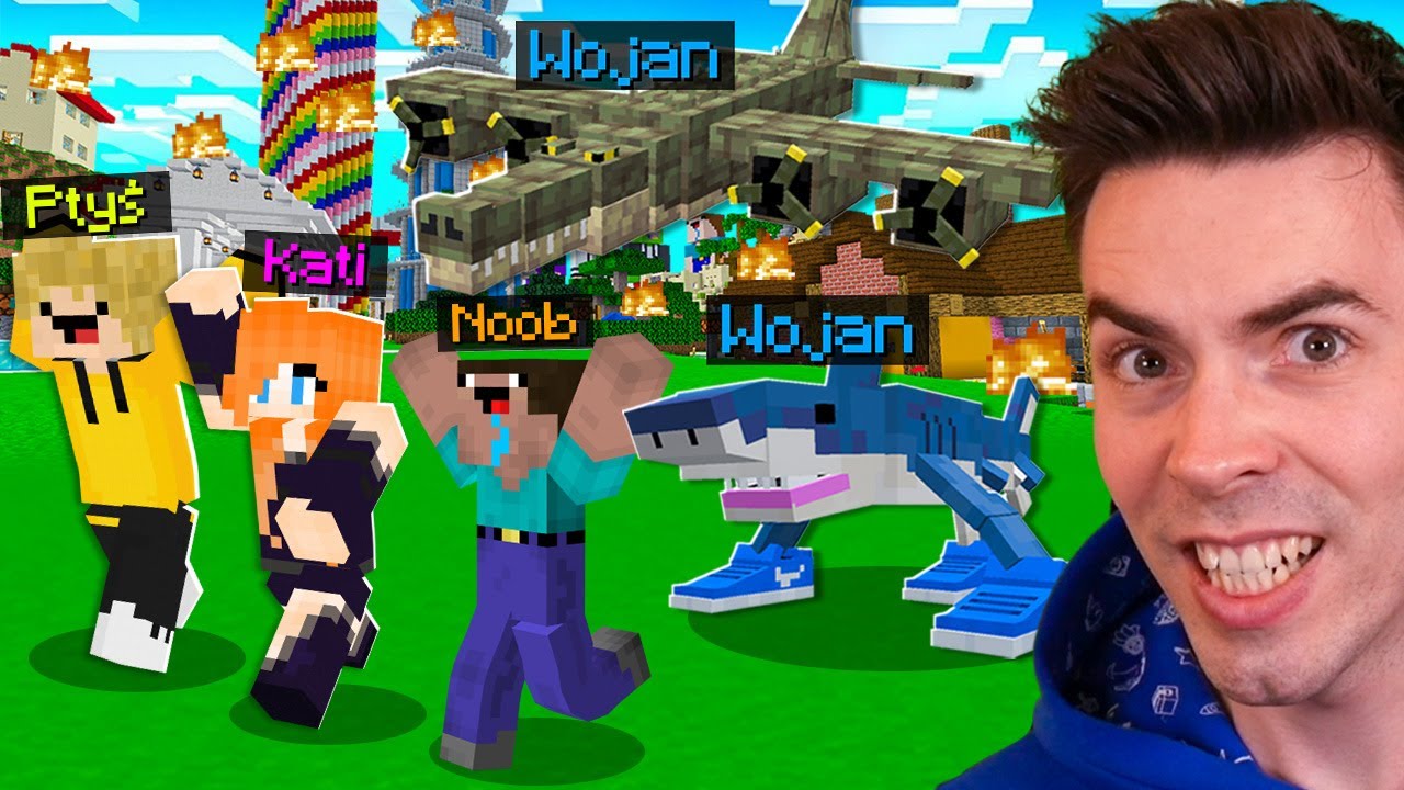 OSZUKUJĘ MOICH PRZYJACIÓŁ JAKO TRALALERO TRALALA, BOMBARDINO CROCODILO i wiele innych w Minecraft!