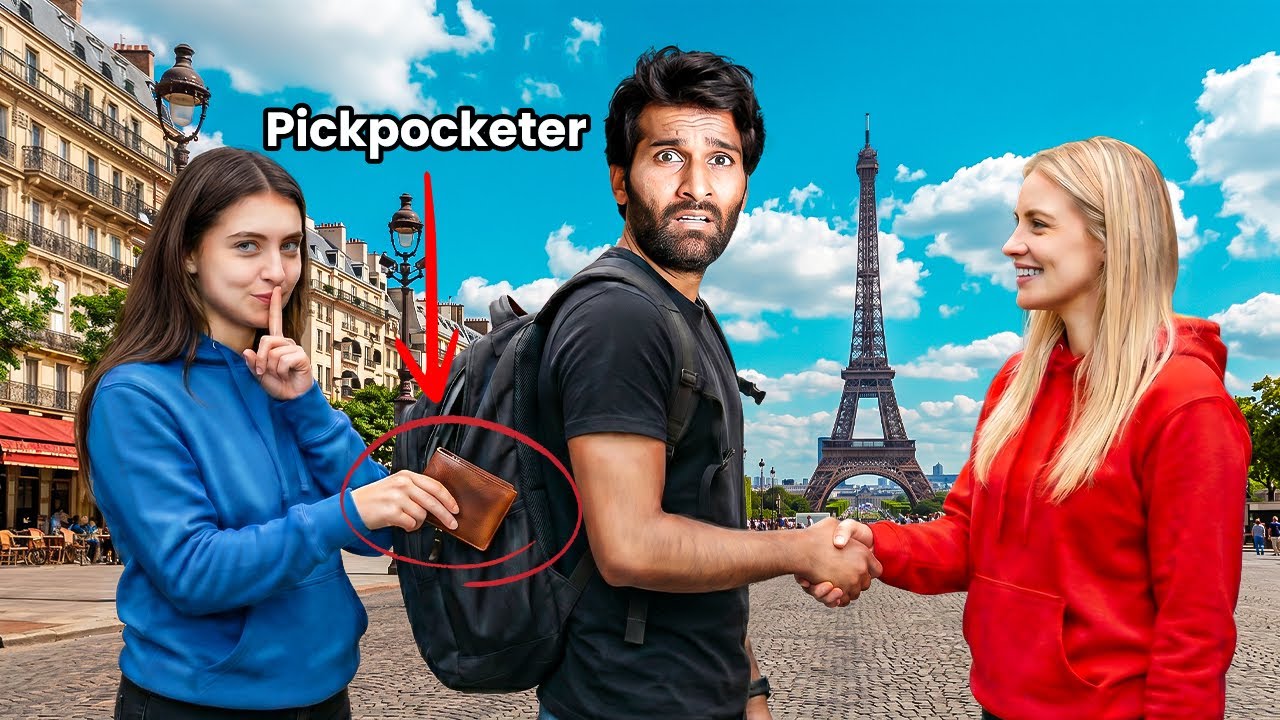 Reality of Beautiful Pickpocket Girls in Paris
