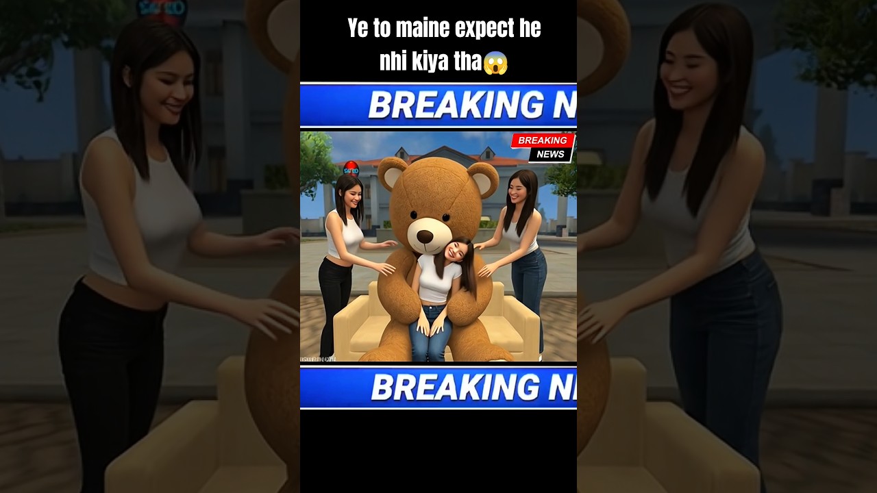 बदमाश टेडी Free Fire Funny News 😂 #news #breakingnews #shortsfeed #shorts