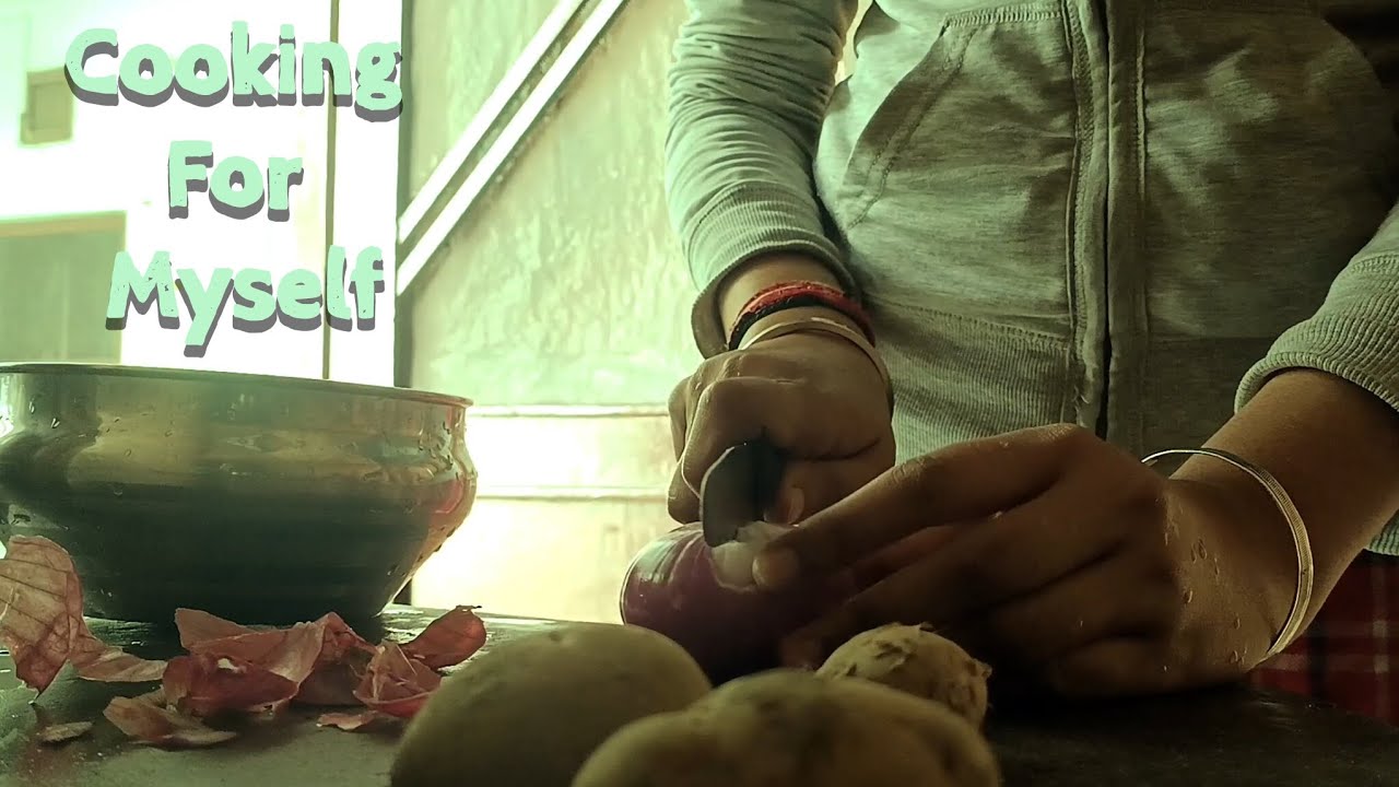 The sound of quiet Kitchen-cooked rice | cooking alone in a quiet house 