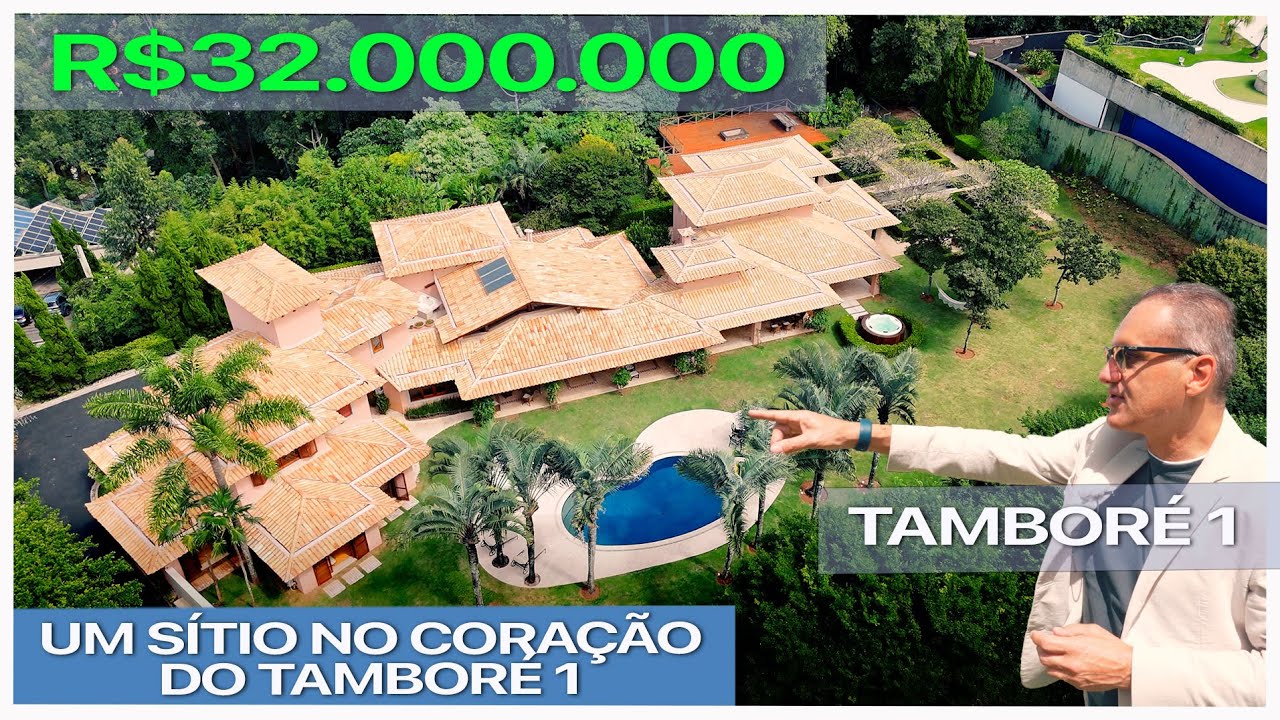 Mansão Vila Toscana em Tamboré - Alphaville SP | R$32.000.000,00