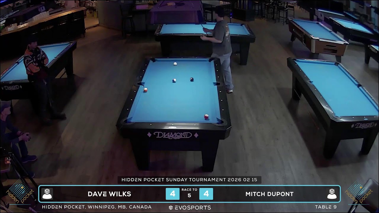 DAVE WILKS vs MITCH DUPONT - HIDDEN POCKET - TABLE 9 | EvoSports