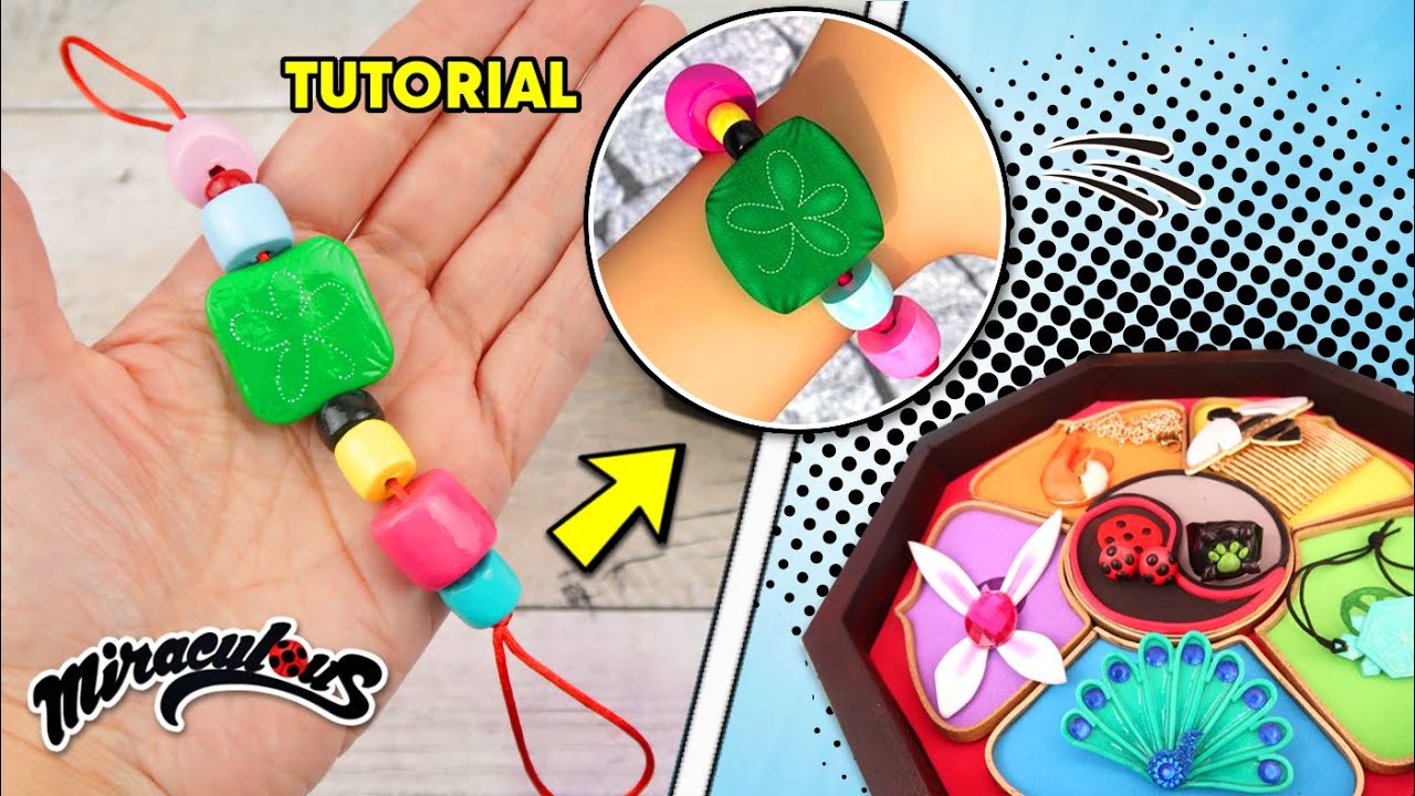 DIY TUTORIAL MIRACULOUS LADYBUG: Como hacer el amuleto de la suerte que Marinette le regaló a Adrien