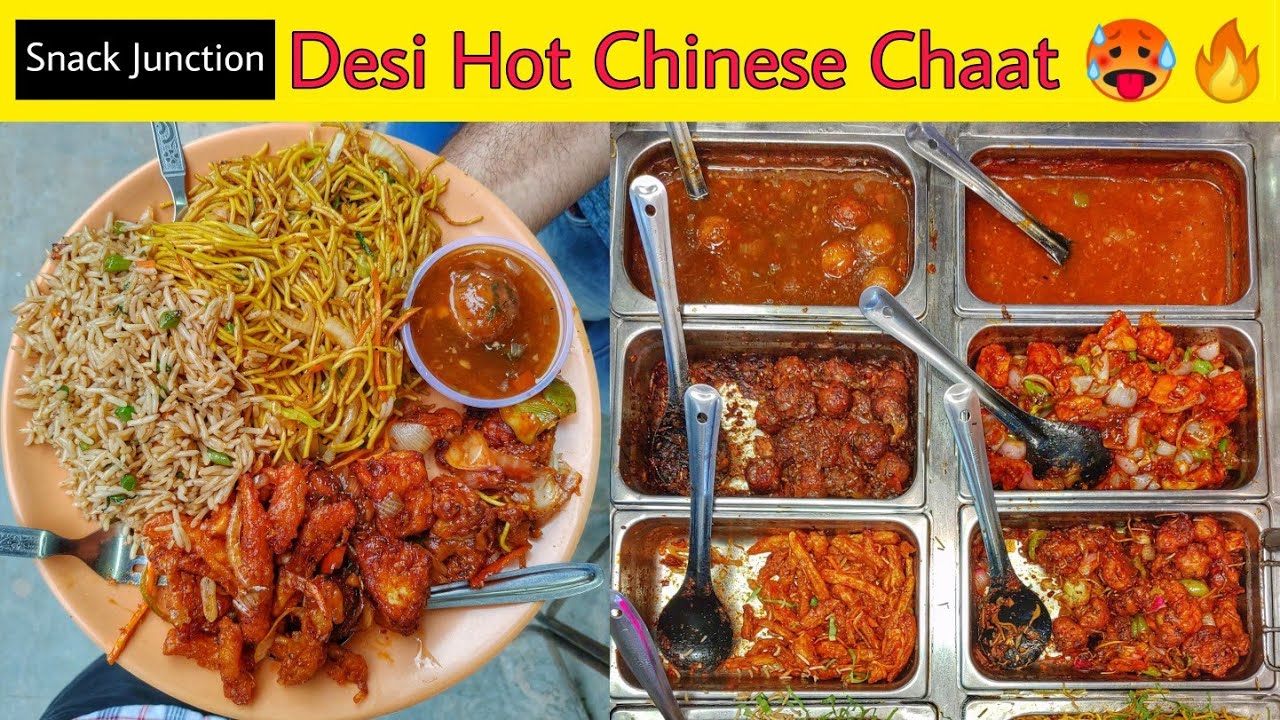 Desi Hot Chinese Chaat Platter || Delhi Street Food