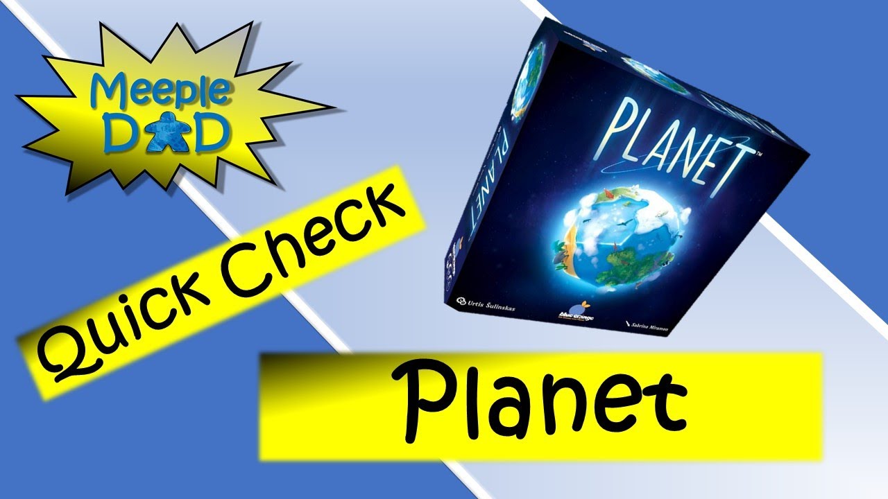 Planet - Brettspiel Quick Check