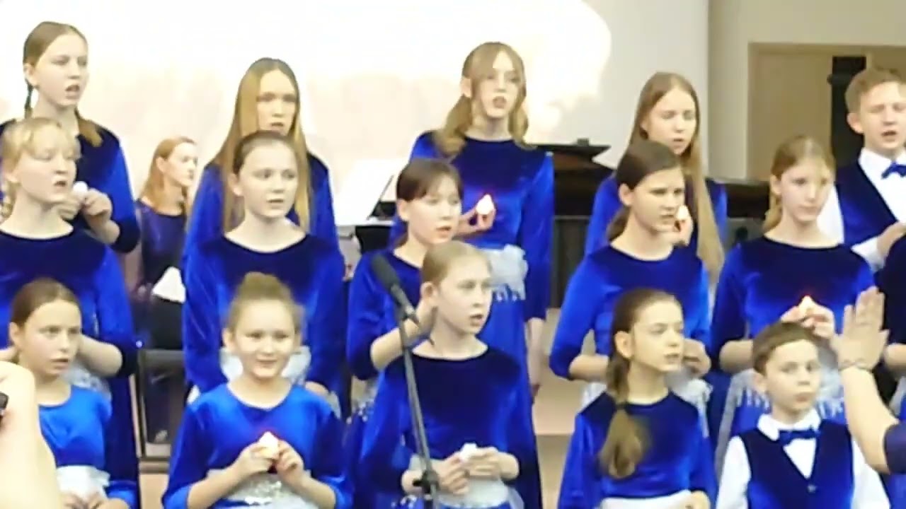 Отчетный концерт хорового отдела ДМШФЛиста,Москва,зима-2026.