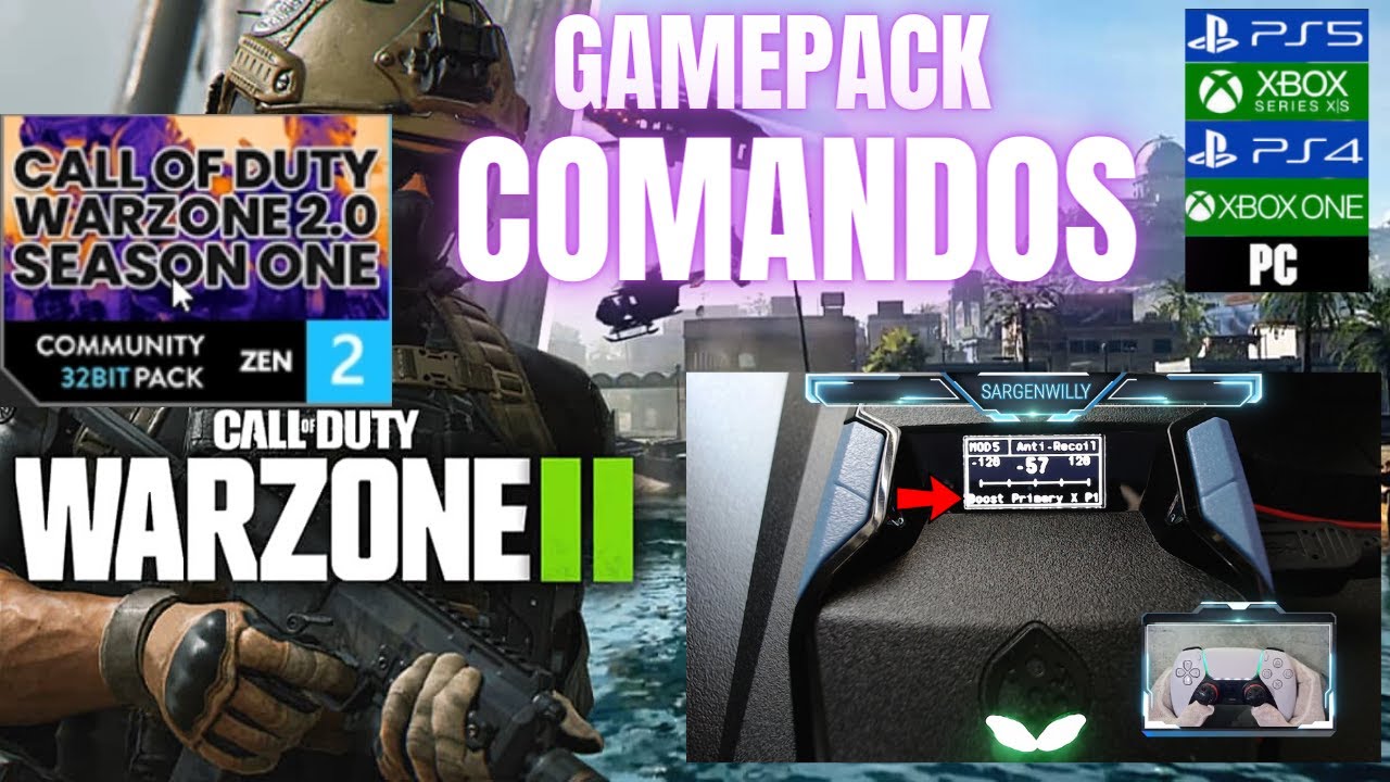 CRONUS ZEN / WARZONE 2.0 SEASON 1 32BIT GAMEPACK / GUIA DE COMANDOS