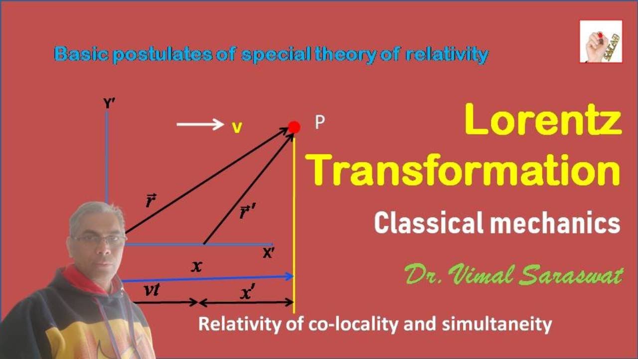 Lorentz transformation | E-34 | Classical mechanics