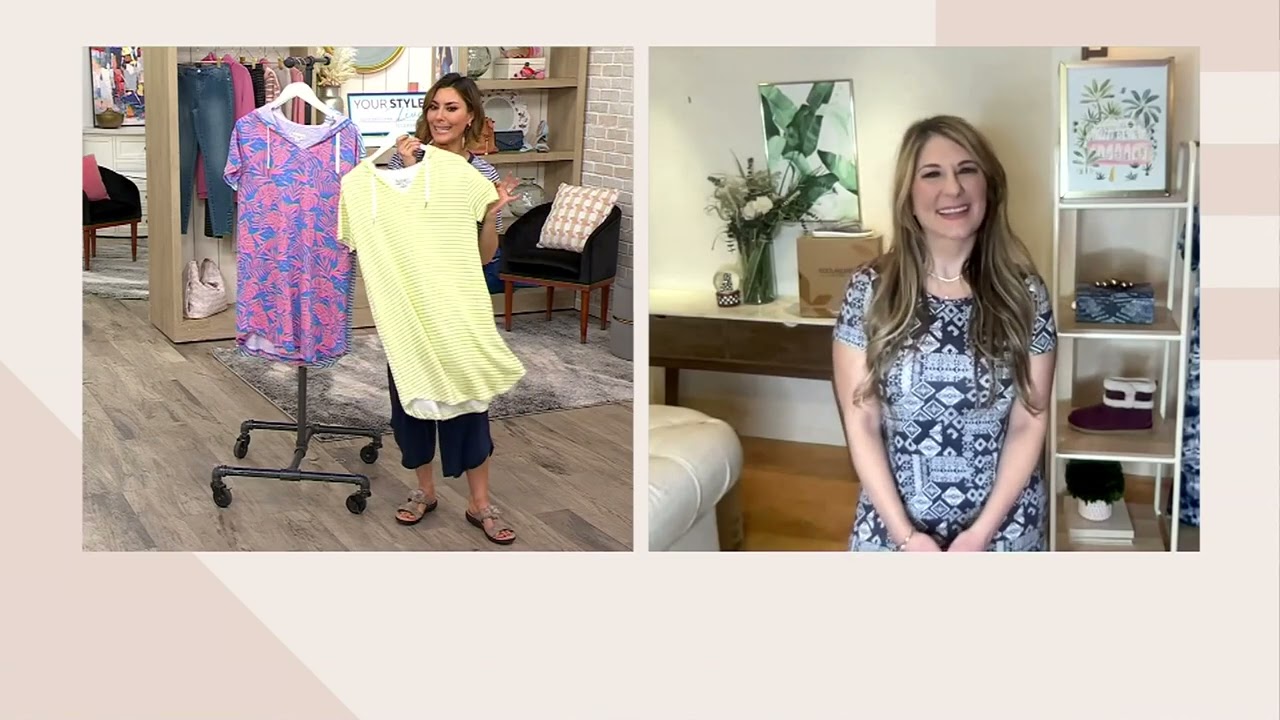 Koolaburra by UGG Light & Airy French Terry Hoodie Dress on QVC