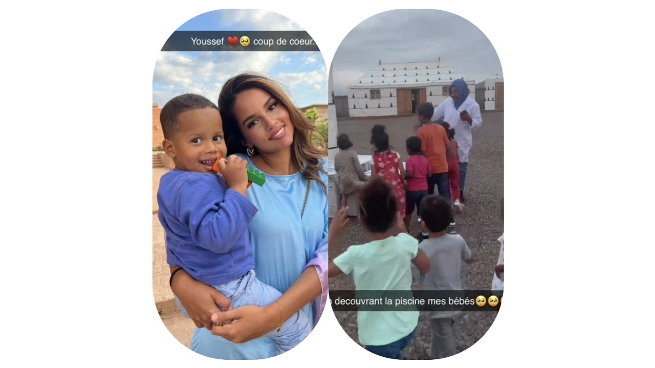 Soukaina two sisters émue visite à l'orphelinat de Marrakec ❤️