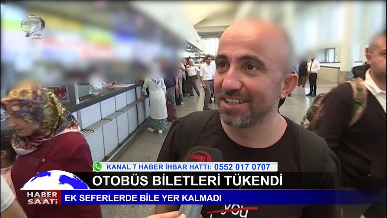 Bayram İçin Otobüs Biletleri Tükendi