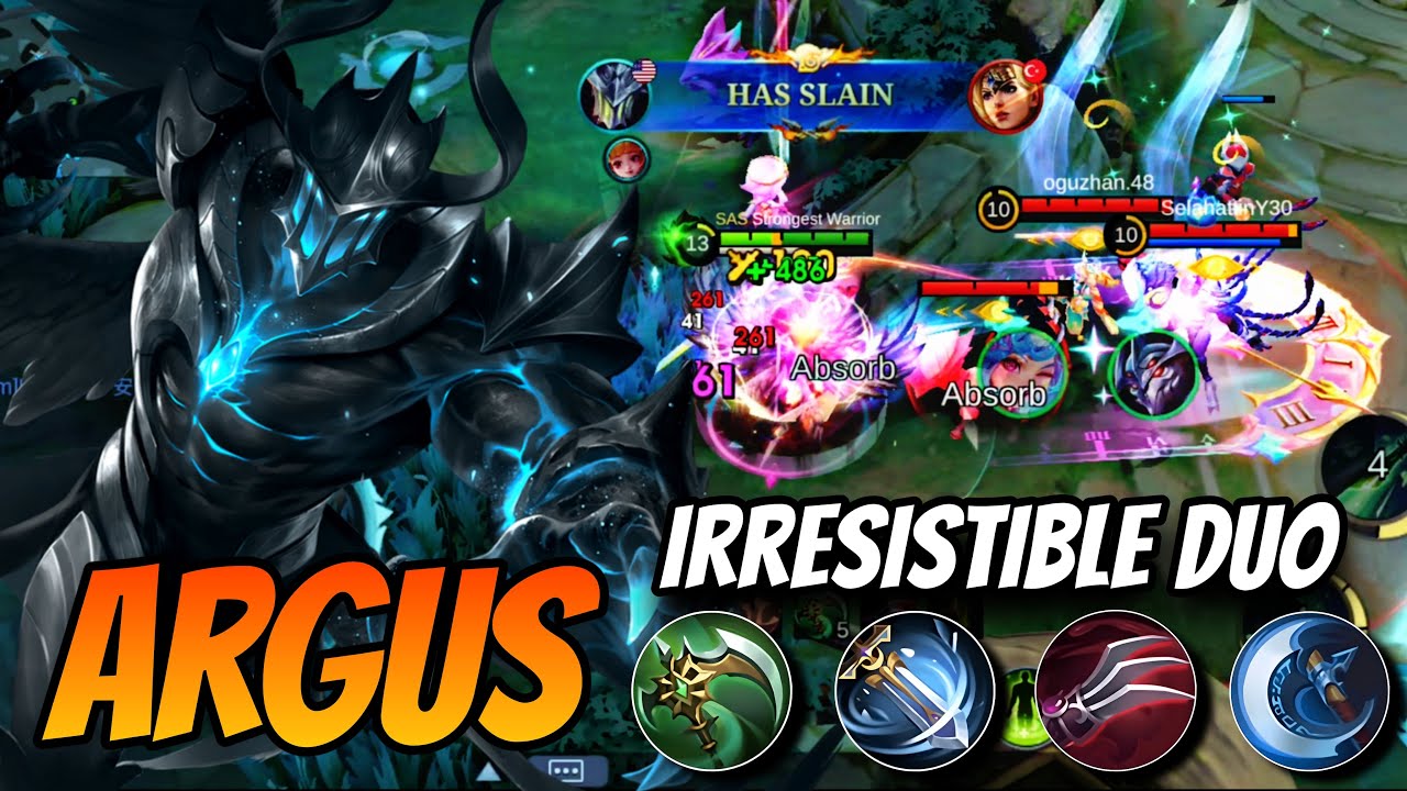 When Angela and Argus merge, they become literally immortal #mobilelegends