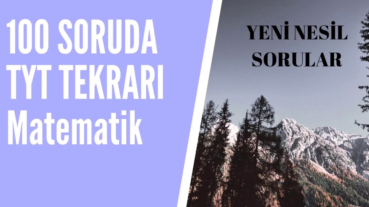 100 SORUDA TYT MATEMATİK TEKRAR KAMPI 1-10. SORULAR |1.GÜN
