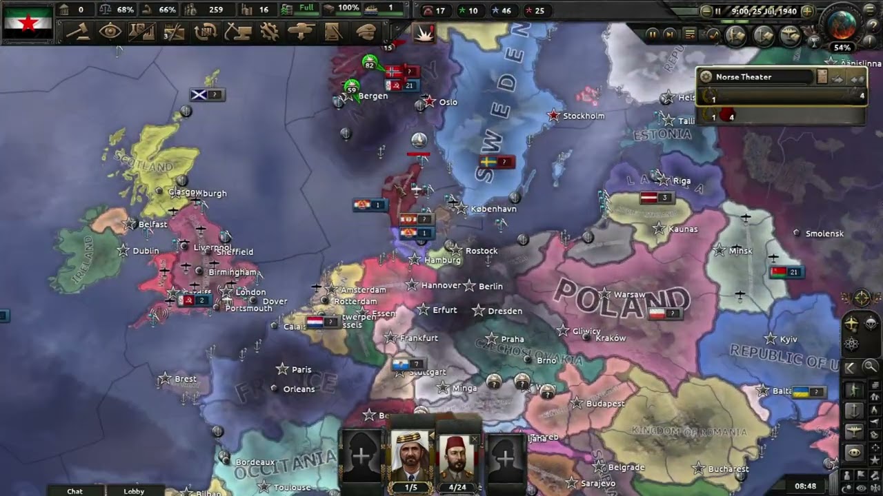 Logistics & Planning- Northstar Plays: HOI4 (Syria/UK MP C3, Ep5)