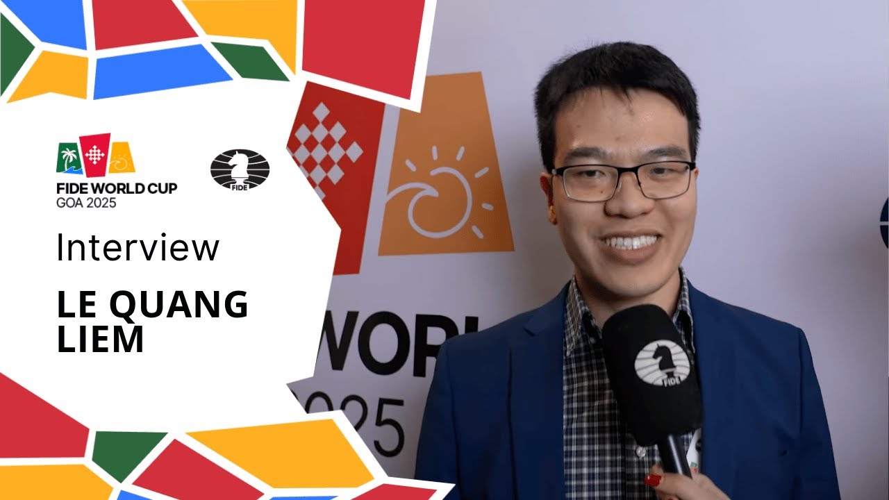 Интервью с 🇻🇳 Ле Куанг Льемом | Партия 2 | Раунд 4 | Кубок мира ФИДЕ 2025