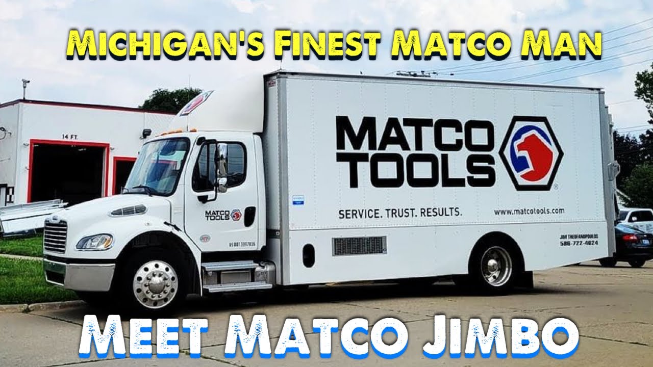 Matco Tools Dealer Jim Theofanopoulos In Detroit / Warren Michigan Cool Dude With A Loaded Truck