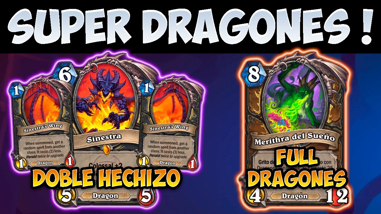 LLENA tu MANO de DRAGONES COSTE 1 y DOBLE HECHIZO !!│HEARTHSTONE CATACLISMO