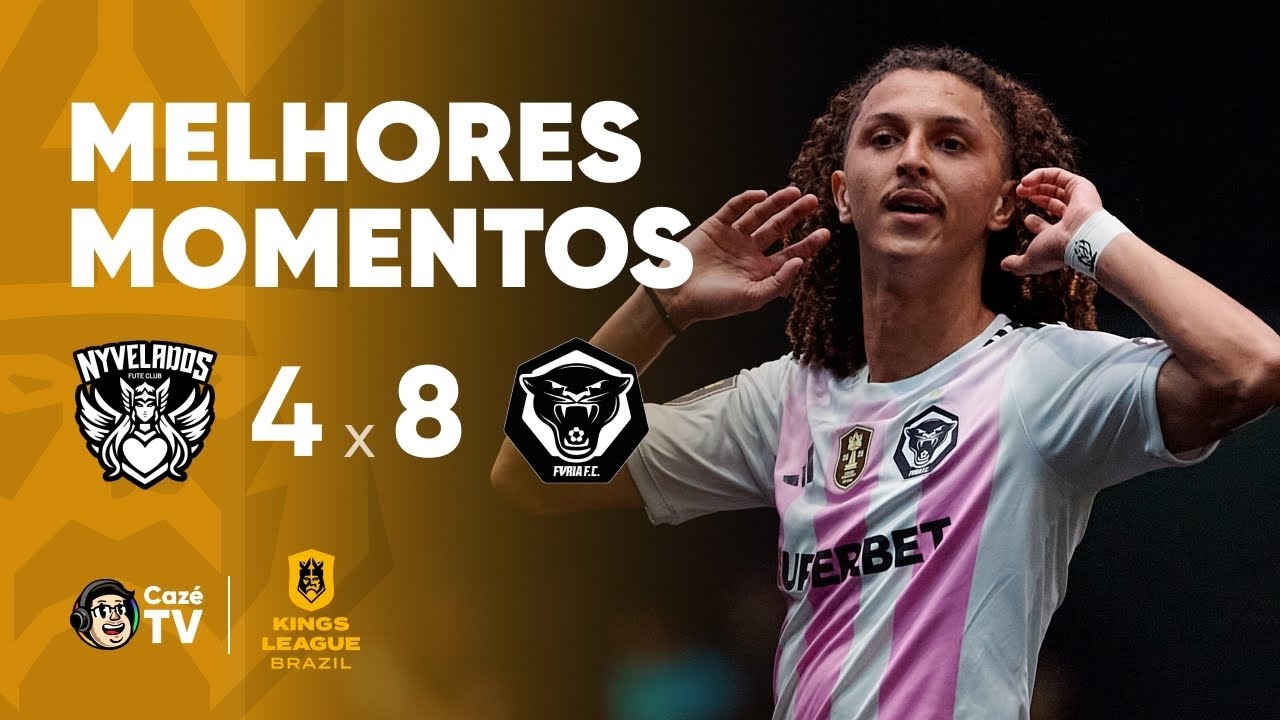 MELHORES MOMENTOS: NYVELADOS 4 X 8 FURIA | KINGS LEAGUE BRASIL | QUARTAS DE FINAL DA KINGS CUP