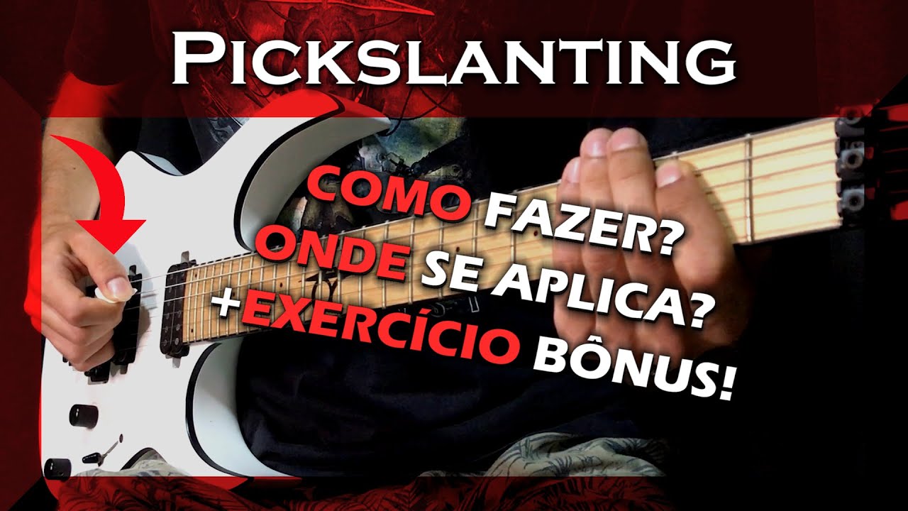 PICKSLANTING - COMO fazer, ONDE se aplica e EXERC&Iacute;CIO para estudar!