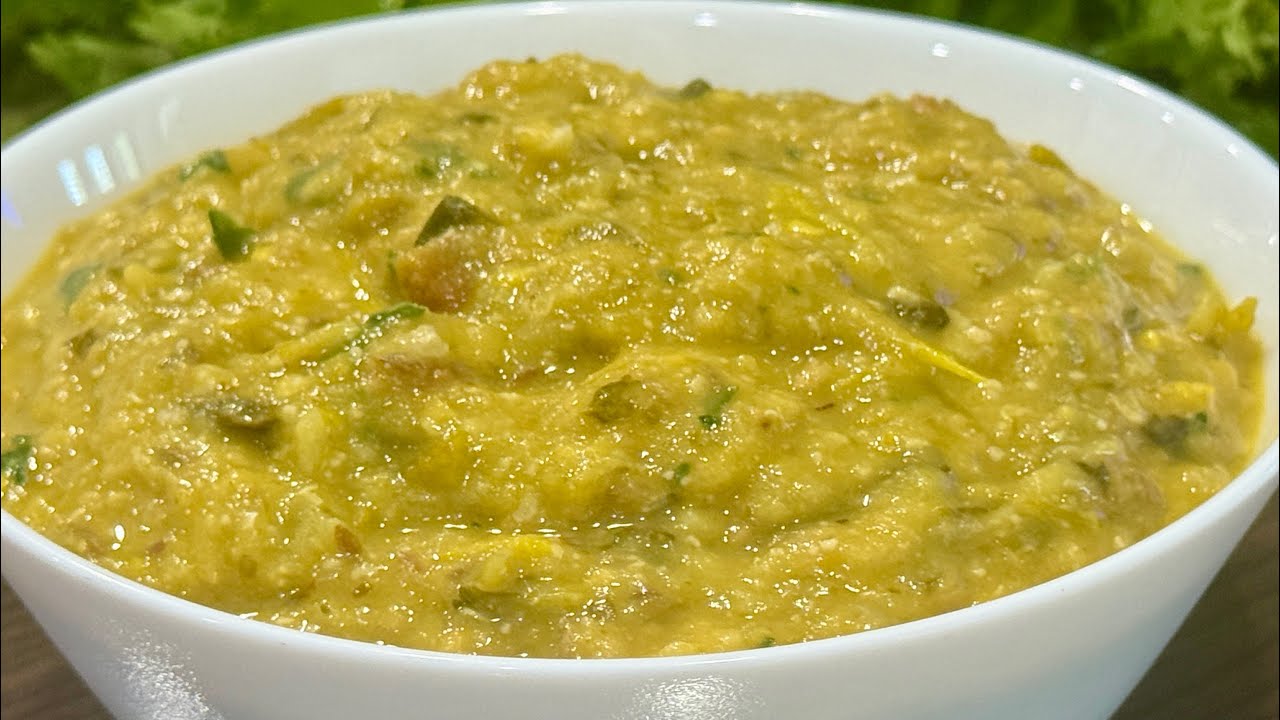 Spicy Raw Tomato Chutney - Pachi Tomato Roti Pachadi - Green Tomato Chutney - Thakkali Chutney 