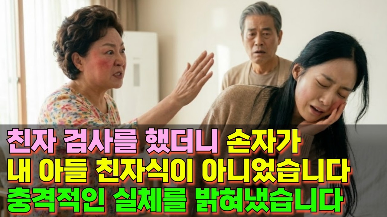 손자가 내 아들 친자식이 아니었습니다 | 충격적인 실체가 밝혀집니다 | 시니어드라마