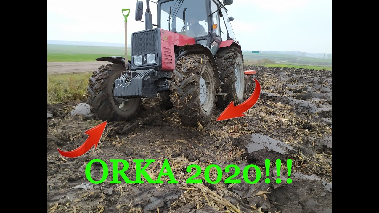 Orka na dwóch kołach 2020! Orka mokrego iłu! Pługi staltech 4x40! MTZ w akcji!