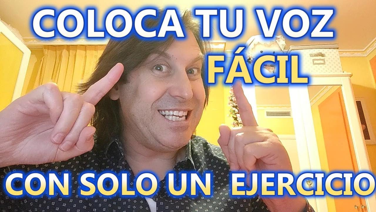COLOCA TU VOZ FÁCIL CON SOLO UN  EJERCICIO EN TU CLASE DE CANTO