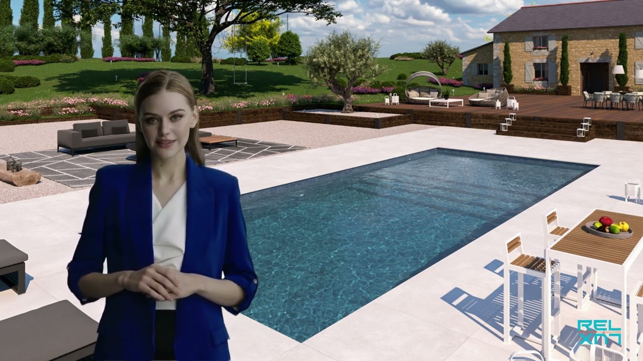 REL-LUX srl | Liner piscina interrata NERO ELEGANCE