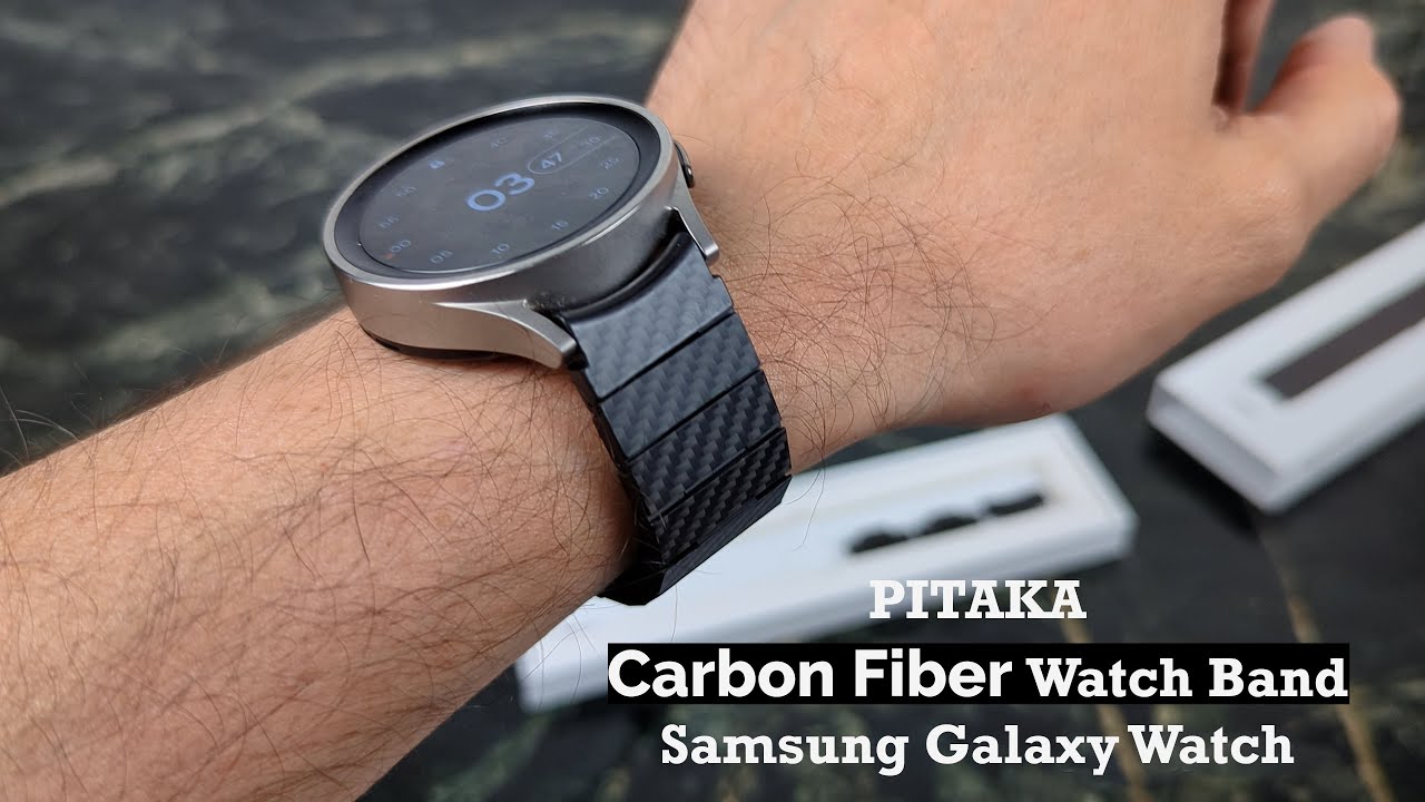 Samsung Galaxy Watch 5 Pro Carbon Fiber Band : Pitaka has a winner!
