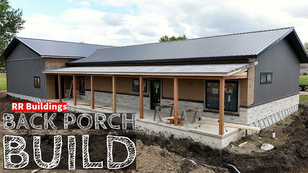 Building a Back Porch Changes Everything! Modest House 26