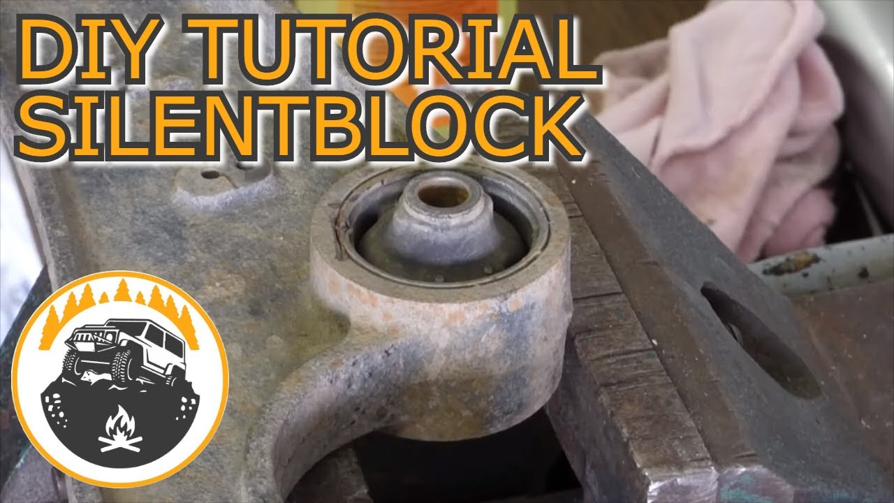 ENG SUB How to replace arm bushings without hydraulic press - Suzuki Jimny DIY