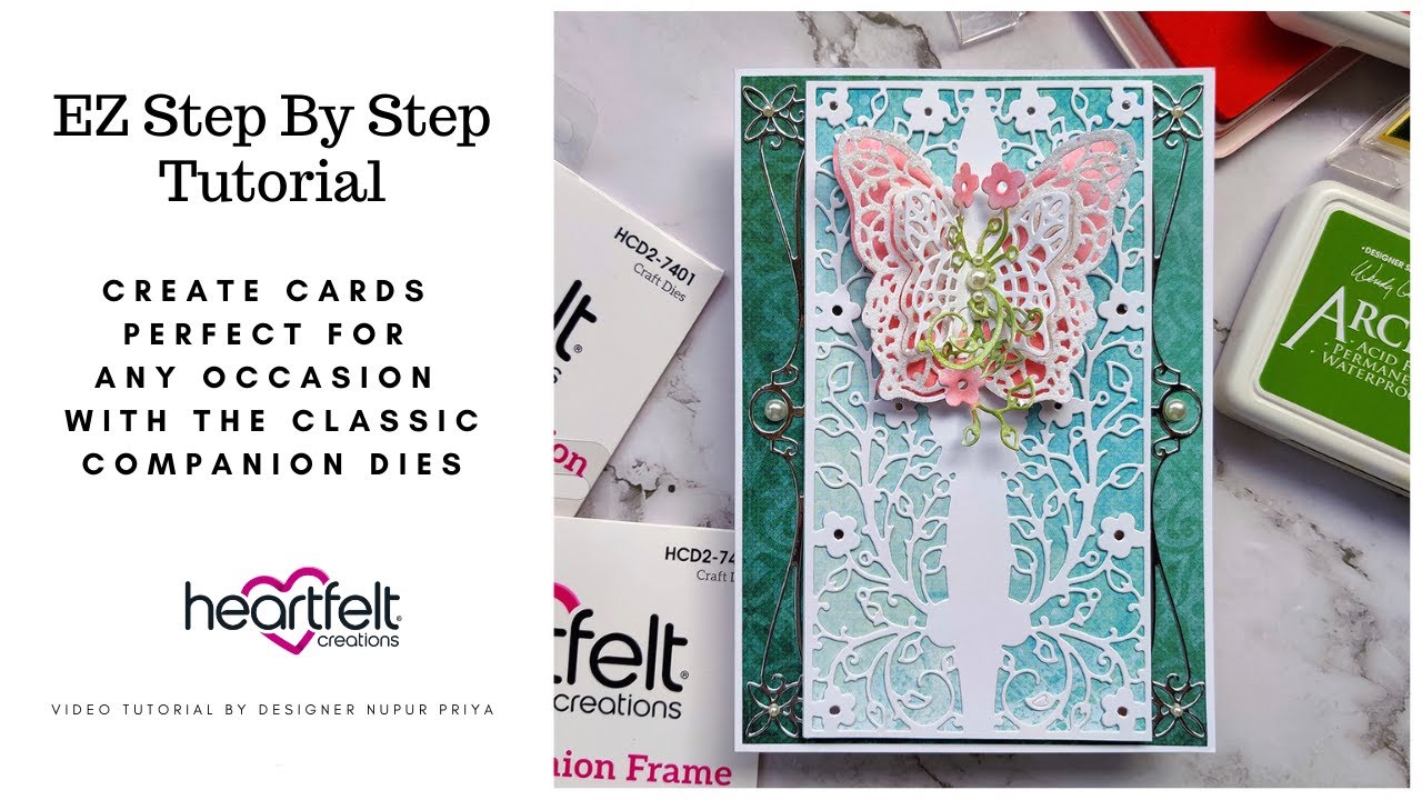EZ Step By Step Tutorial: Create Cards Perfect for Any Occasion with the Classic Companion Dies!