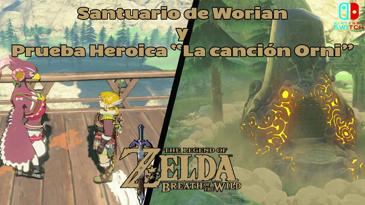 Santuario de Worian y la cancion Orni en la Torre de Tabanta - ZELDA: Breath of the Wild