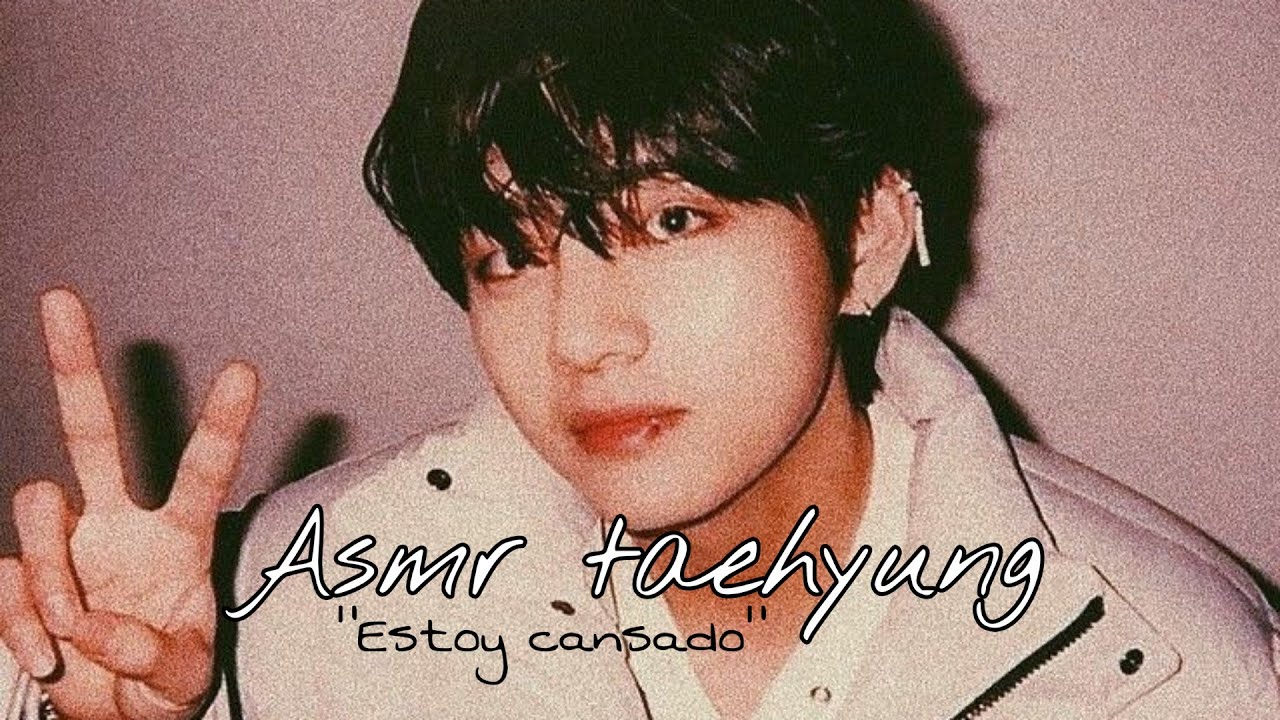 Taehyung ASMR | le ayudas a dormir | sonido de lluvia, besos, habla bajo [usar audífonos]