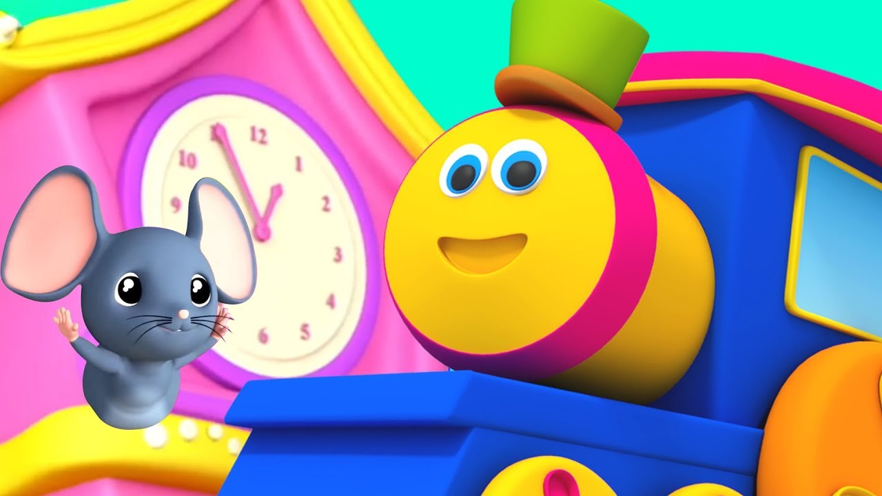 Hickory Dickory Dock | Nursery Rhymes For Babies by Bob The Train
